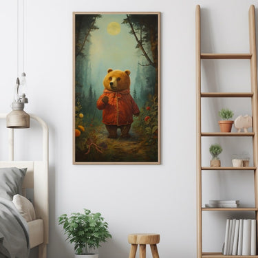 Colorful Bear Painting